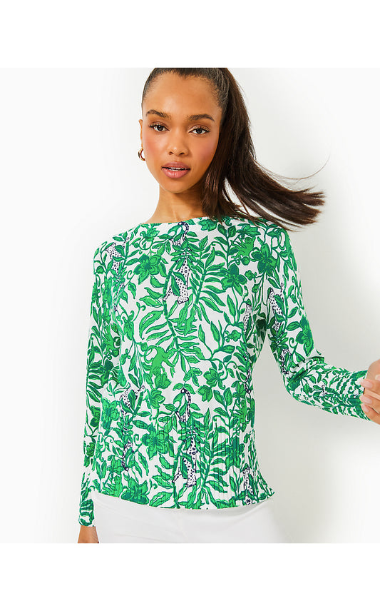 SALIMA SWEATER, FIDDLE LEAF GREEN LIL ESCAPE PLAN