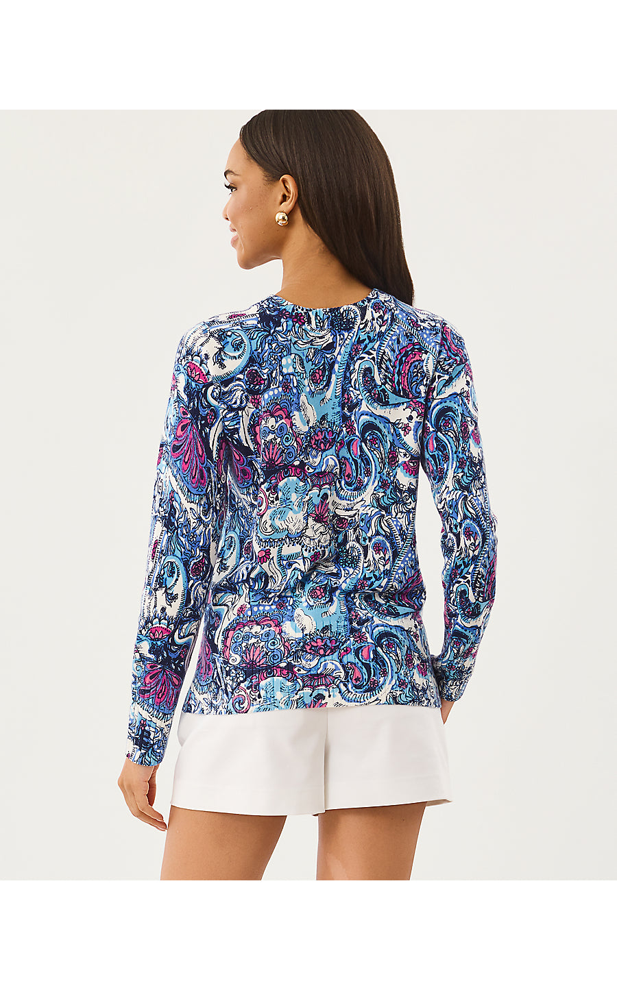 SALIMA SWEATER, MULTI PAISLEY PARADE SWEATER