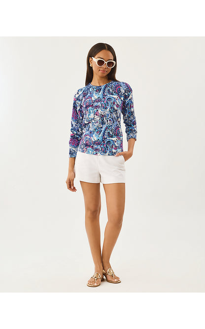 SALIMA SWEATER, MULTI PAISLEY PARADE SWEATER