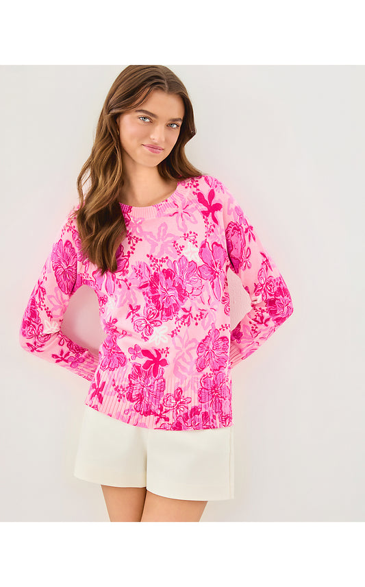 SALIMA SWEATER, PARIGI PINK SUPPORTING SQUAD