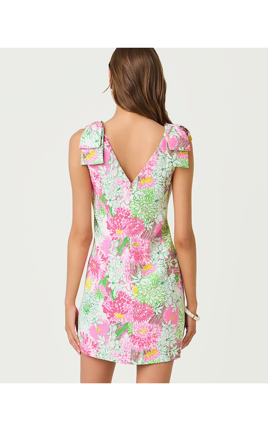CARMINE SHIFT, RESORT WHITE MUM PATCH