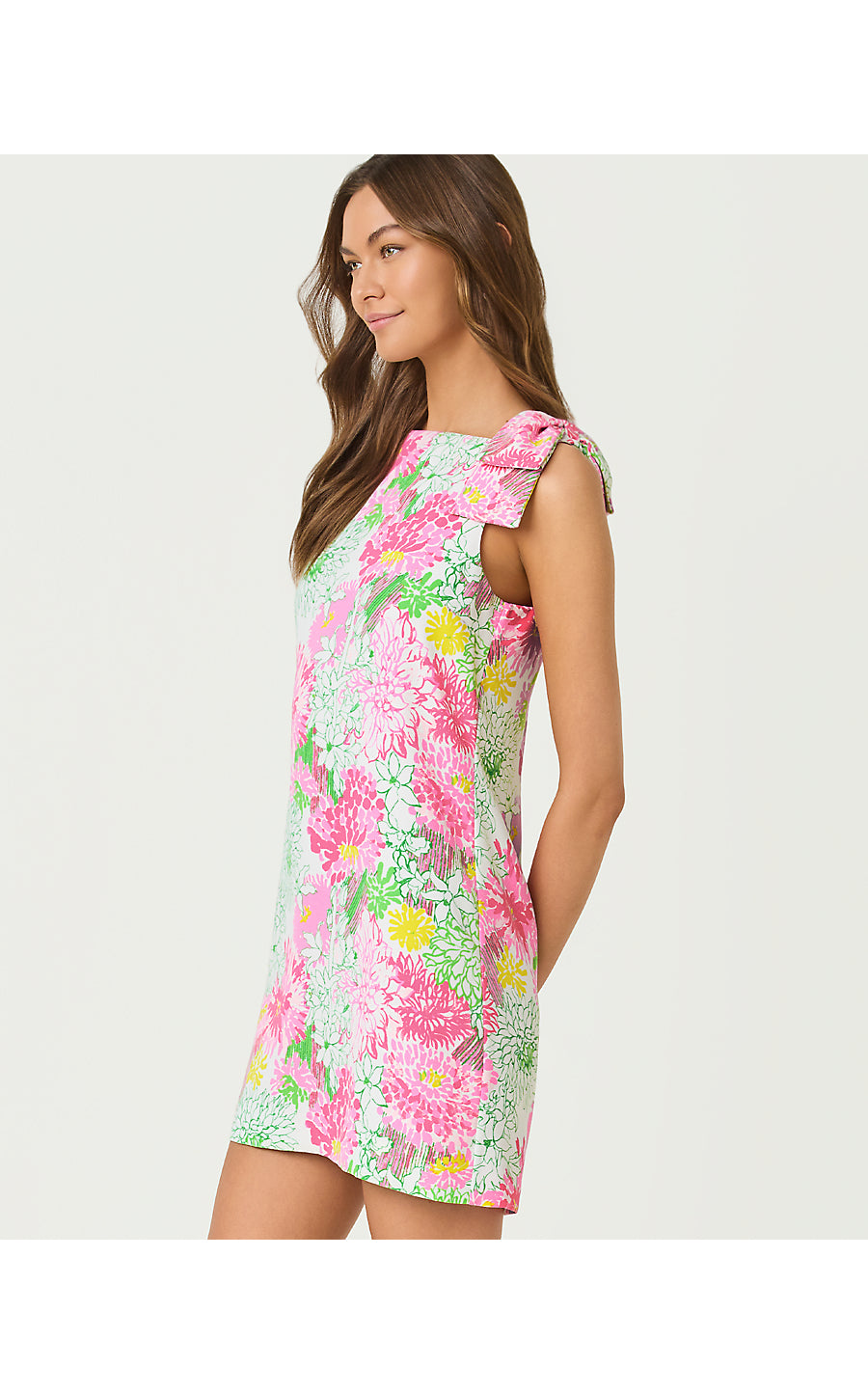 CARMINE SHIFT, RESORT WHITE MUM PATCH