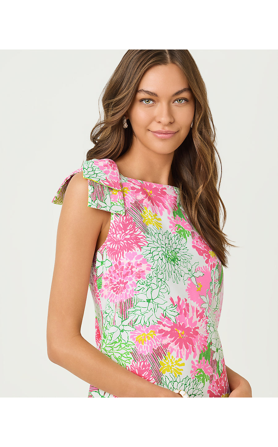 CARMINE SHIFT, RESORT WHITE MUM PATCH
