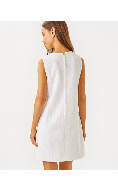 EDITA BOUCLE SHIFT, RESORT WHITE CHIC CHICK BOUCLE