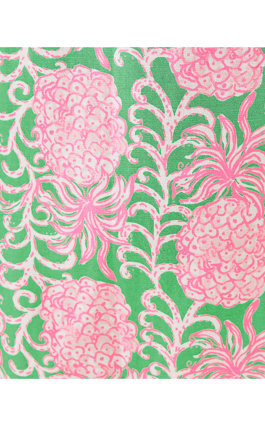 ELEANORA SHIFT ROMPER, FAUNA GREEN PARTY LIKE A PINEAPPLE