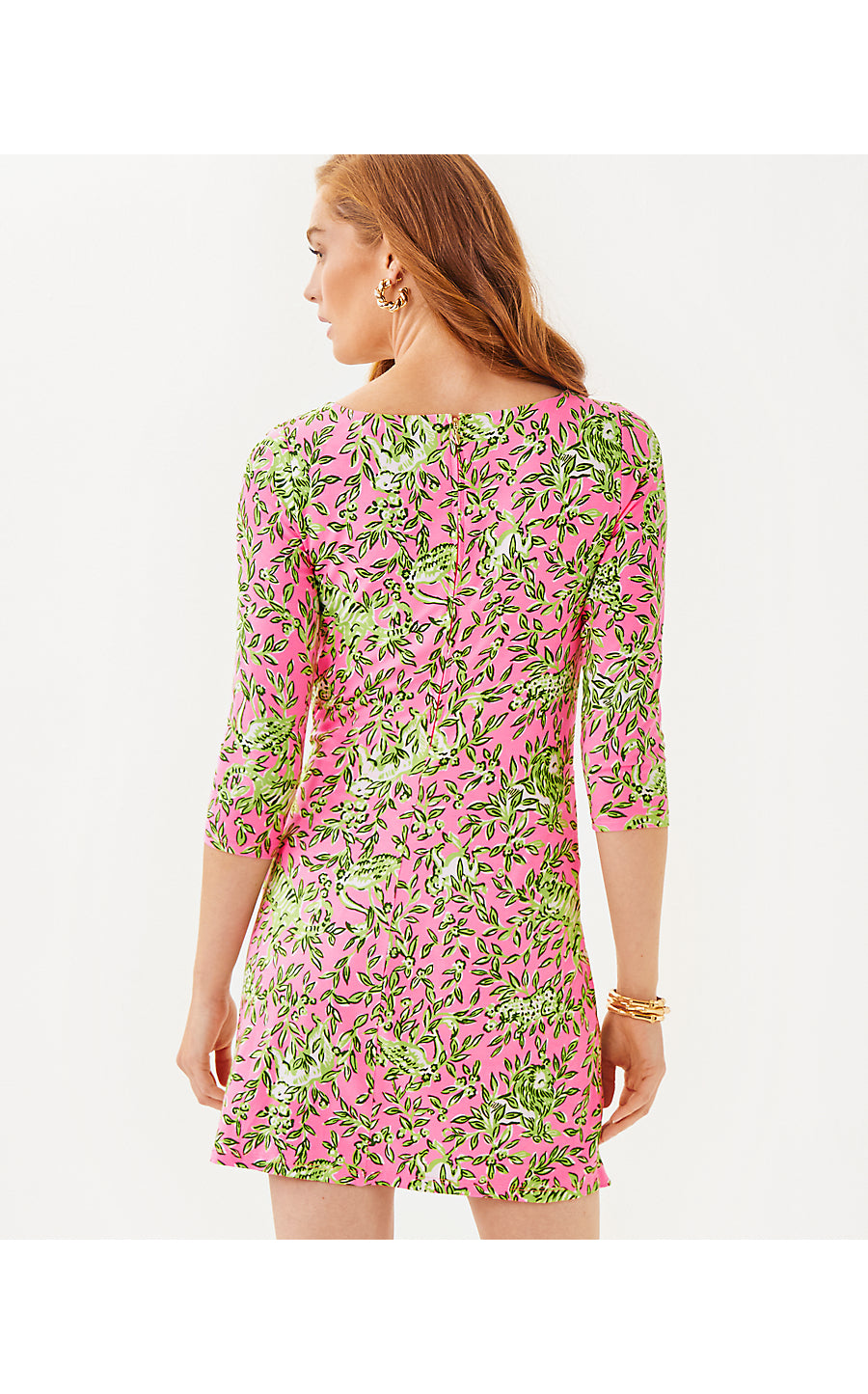 BLAISE 3/4 SLEEVE ROMPER, ROUSSEAU PINK MANE CHARACTER ENERGY