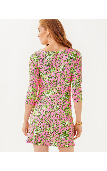 BLAISE 3/4 SLEEVE ROMPER, ROUSSEAU PINK MANE CHARACTER ENERGY