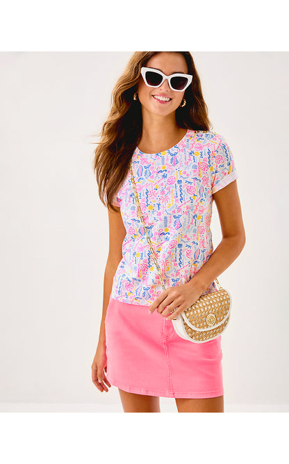 BARRETO KNIT TOP, MULTI SUMMER SERENADE