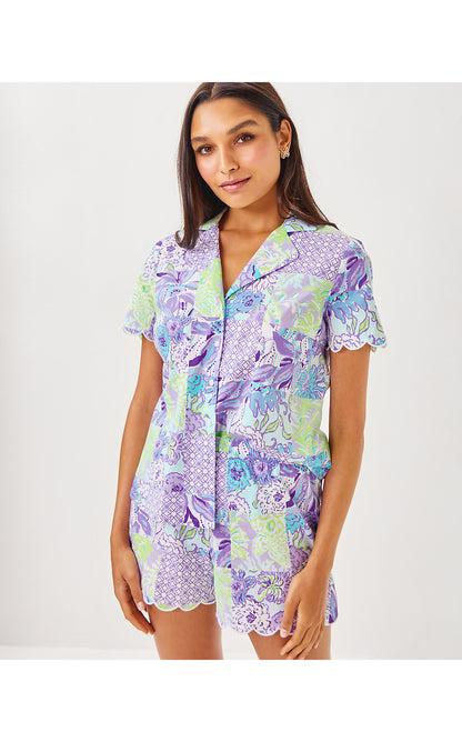 MARLITA PJ TOP, MULTI JUICY STORY PATCH