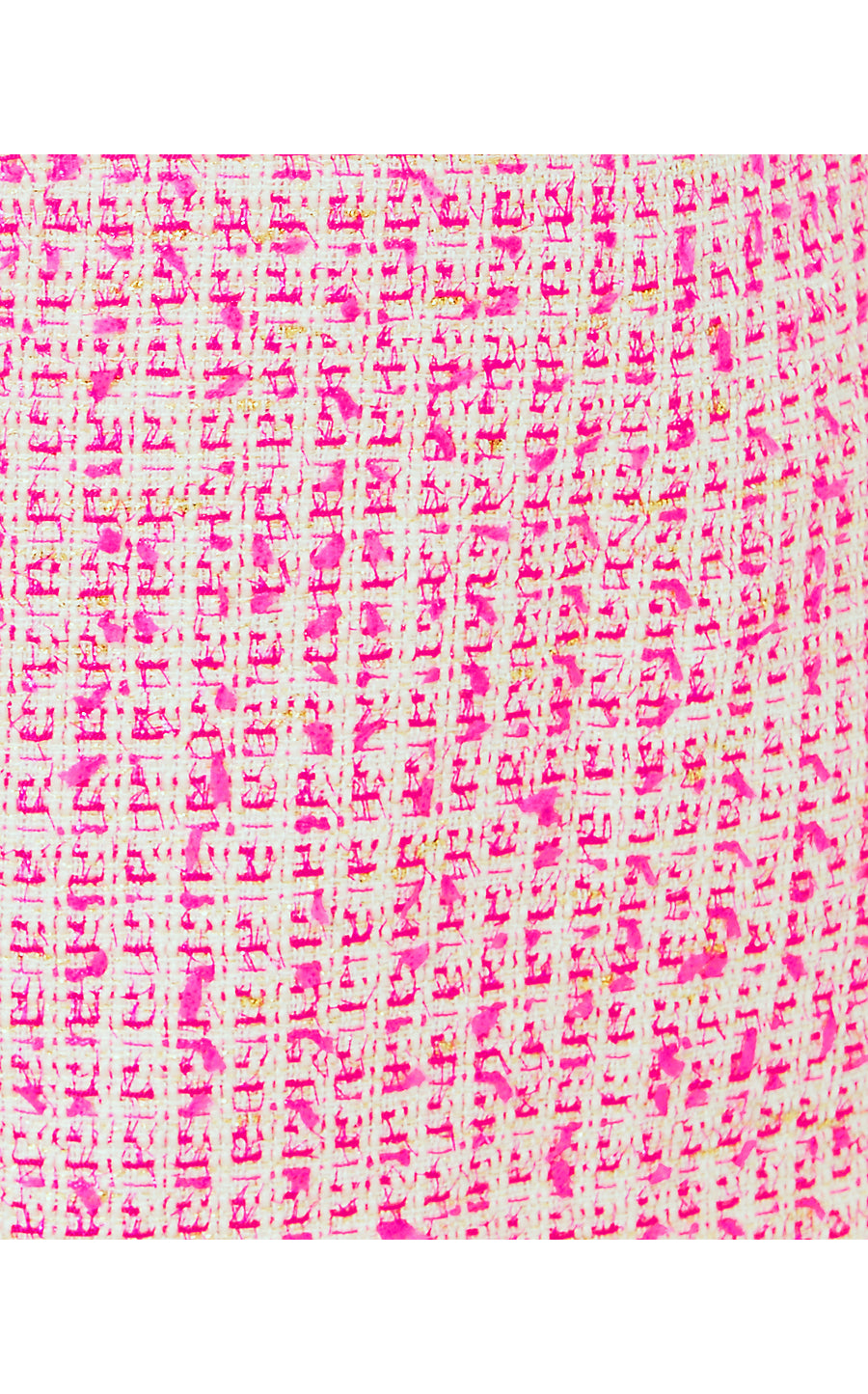 KELS MINI SKIRT, PINK PALMS FANTASY BOUCLE