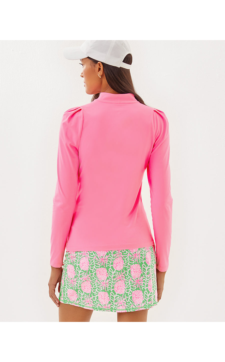 SANIA HALF ZIP UPF 50+, ROUSSEAU PINK