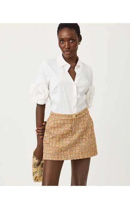 THE FLOWER LILLY SHIRT, RESORT WHITE