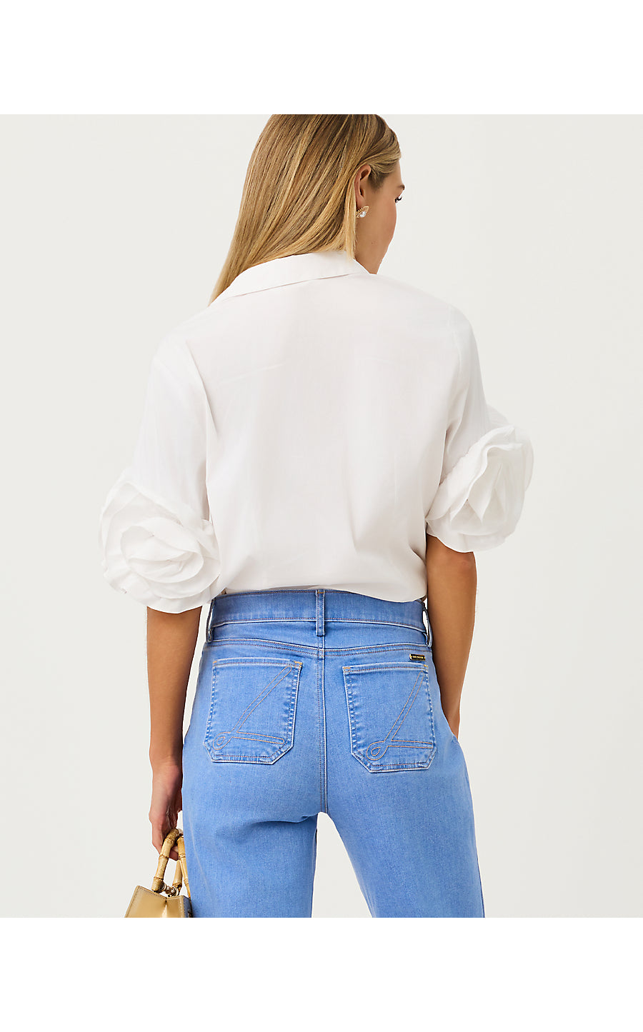 THE FLOWER LILLY SHIRT, RESORT WHITE