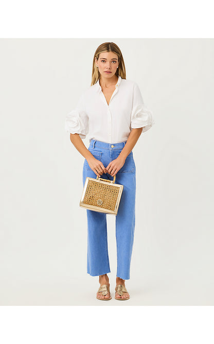 THE FLOWER LILLY SHIRT, RESORT WHITE