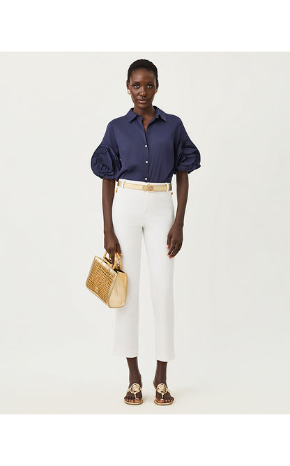 THE FLOWER LILLY SHIRT, TRUE NAVY