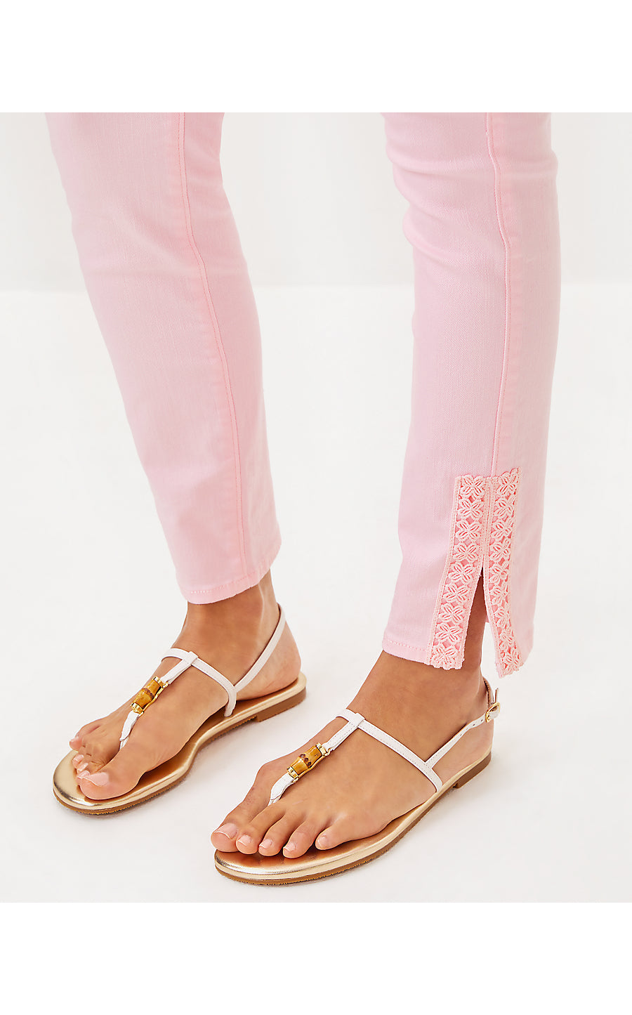 SOUTH OCEAN HIGH RISE SKINNY JEAN, PINK MUSE