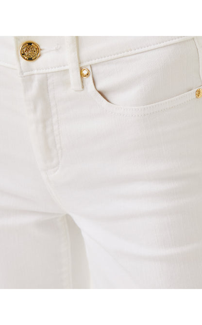 SOUTH OCEAN HIGH RISE SKINNY JEAN, RESORT WHITE