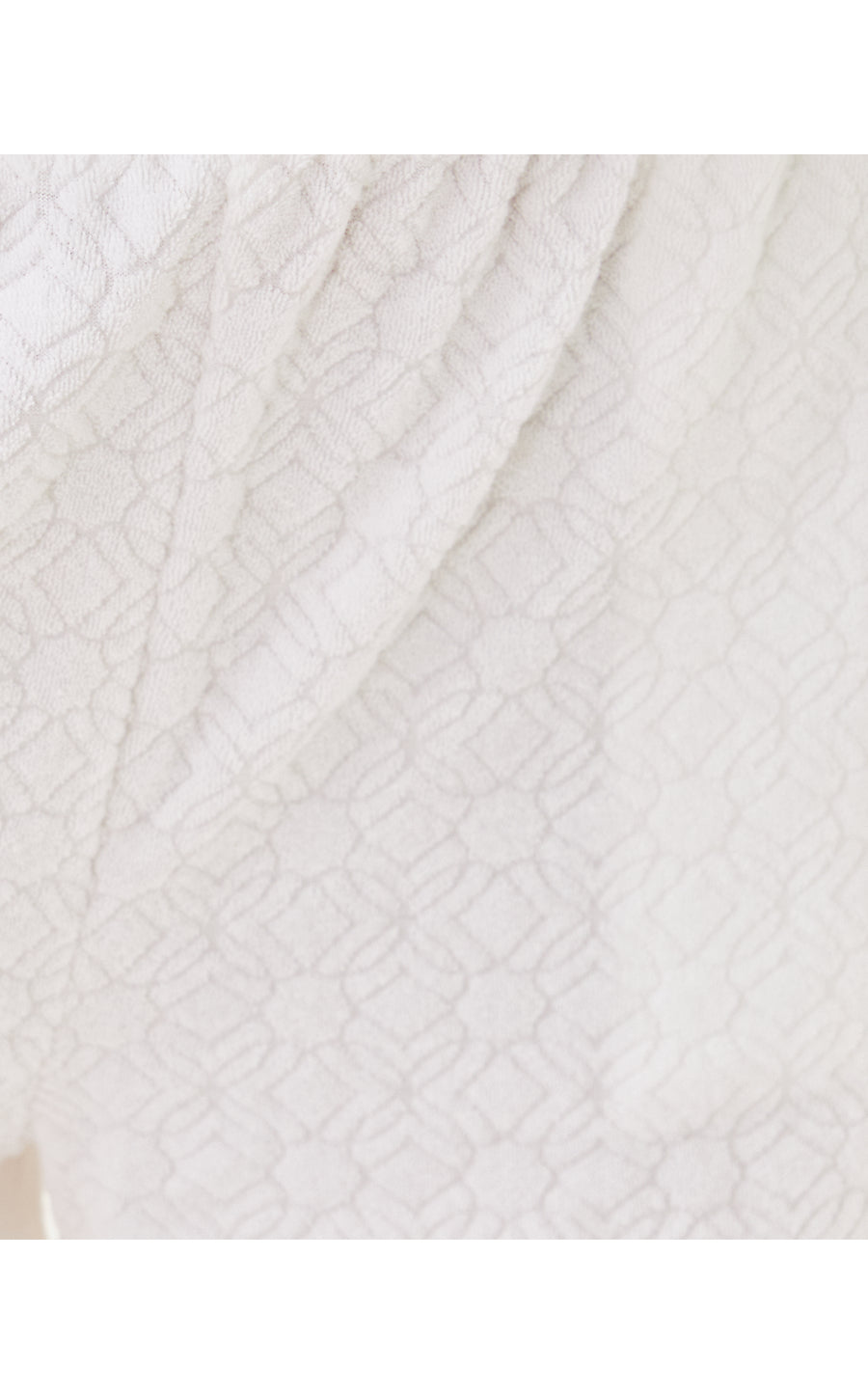 RIV TERRY COVERUP SHORT, RESORT WHITE LIL BUTTERFLY PATTERN