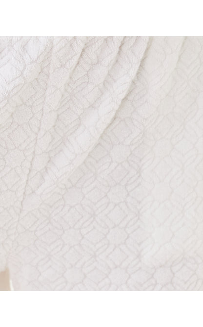 RIV TERRY COVERUP SHORT, RESORT WHITE LIL BUTTERFLY PATTERN