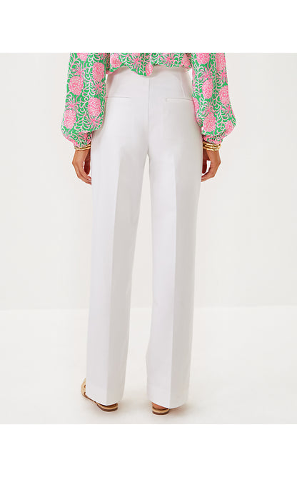ELLAMARIE STRETCH PANT, RESORT WHITE