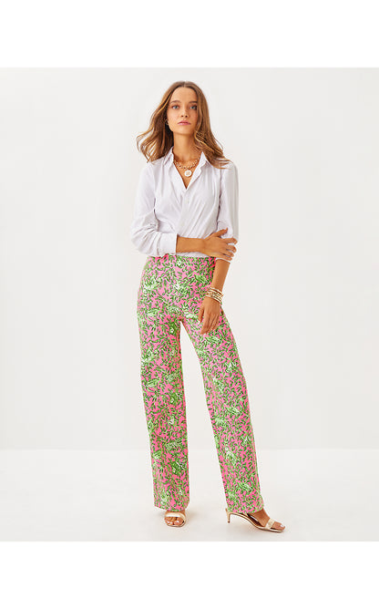 ELLAMARIE STRETCH PANT, ROUSSEAU PINK MANE CHARACTER ENERGY