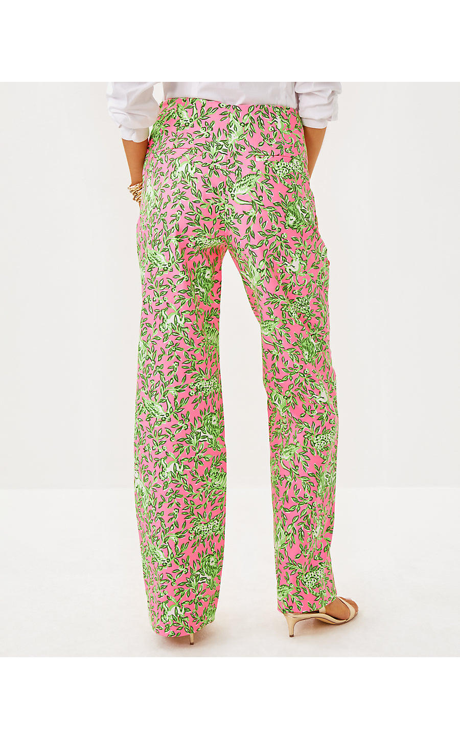ELLAMARIE STRETCH PANT, ROUSSEAU PINK MANE CHARACTER ENERGY
