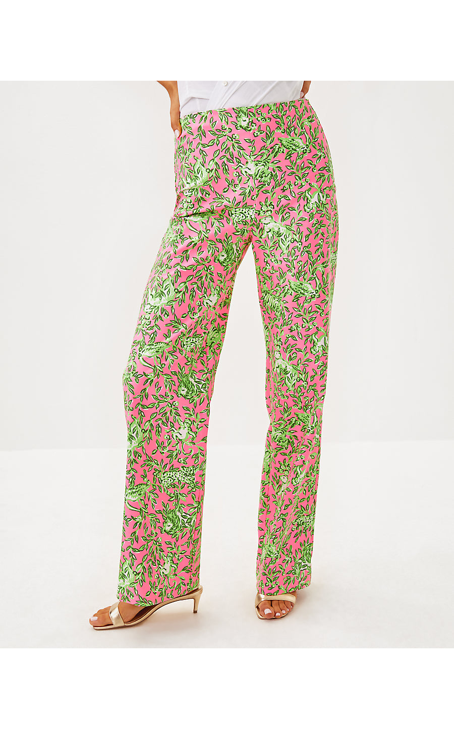 ELLAMARIE STRETCH PANT, ROUSSEAU PINK MANE CHARACTER ENERGY
