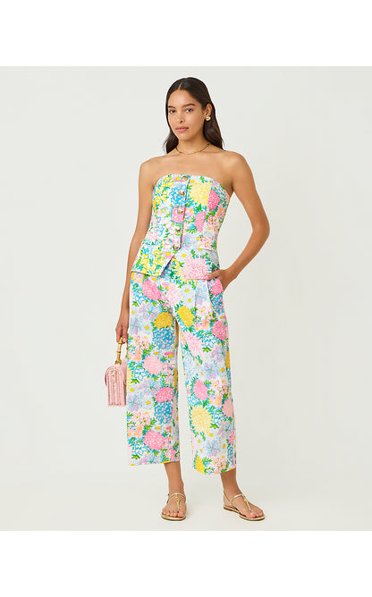 MANDALAY CROP PANT, MULTI LILLY GARDEN