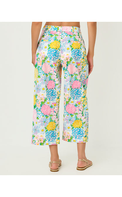 MANDALAY CROP PANT, MULTI LILLY GARDEN
