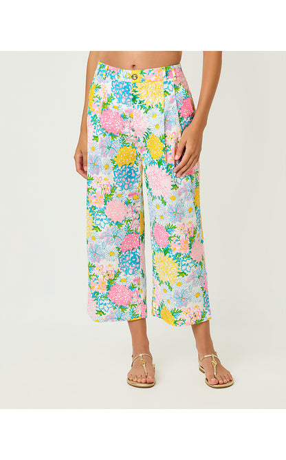 MANDALAY CROP PANT, MULTI LILLY GARDEN
