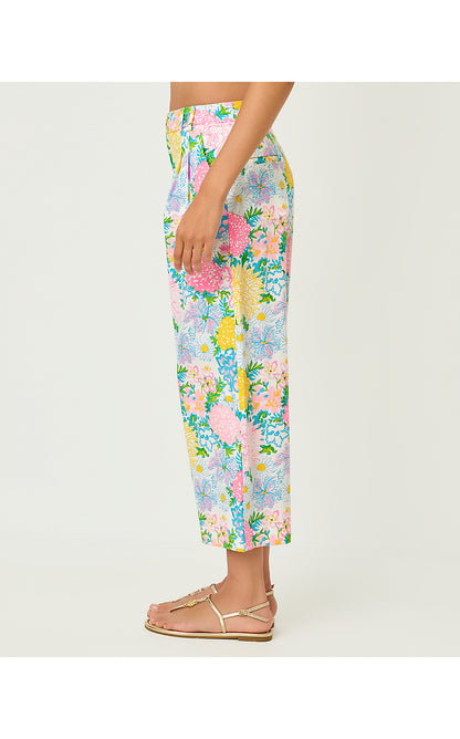 MANDALAY CROP PANT, MULTI LILLY GARDEN
