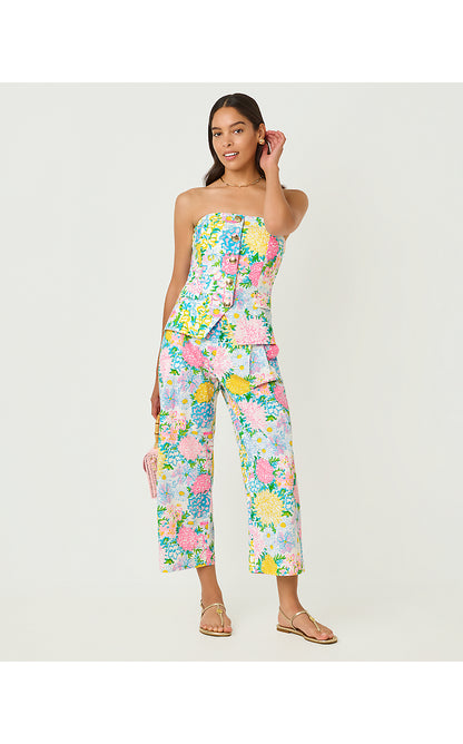 MANDALAY CROP PANT, MULTI LILLY GARDEN