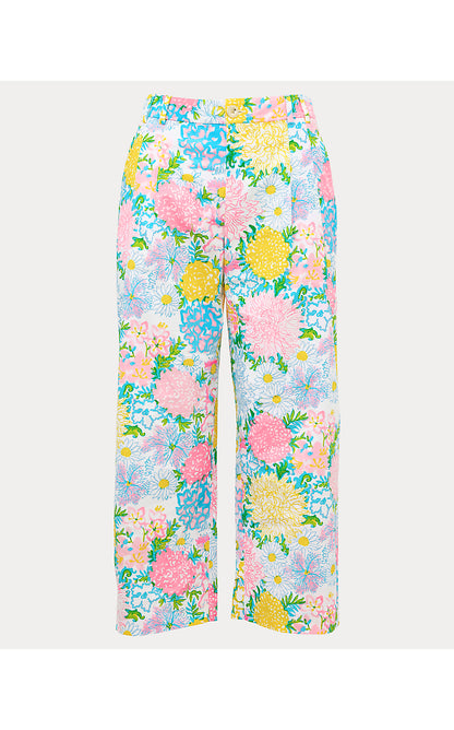 MANDALAY CROP PANT, MULTI LILLY GARDEN