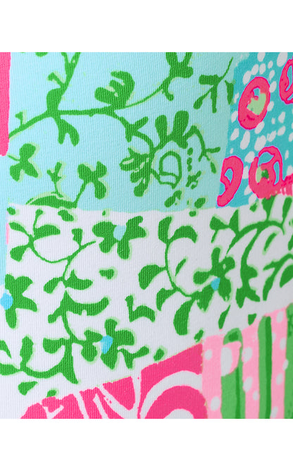 DENNING RASHGUARD UPF 50+, MULTI CRAZY QUILT