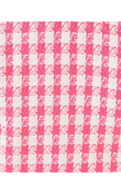 MINI ROHANA BOUCLE JACKET, ROUSSEAU PINK CHARMING CHECK BOUCLE
