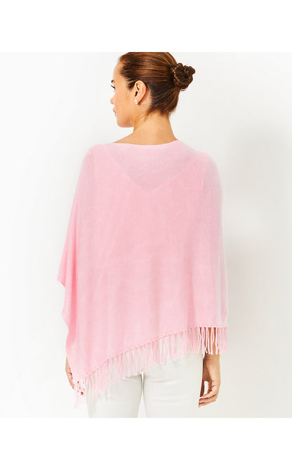 GATO PONCHO, HEATHERED CONCH SHELL PINK