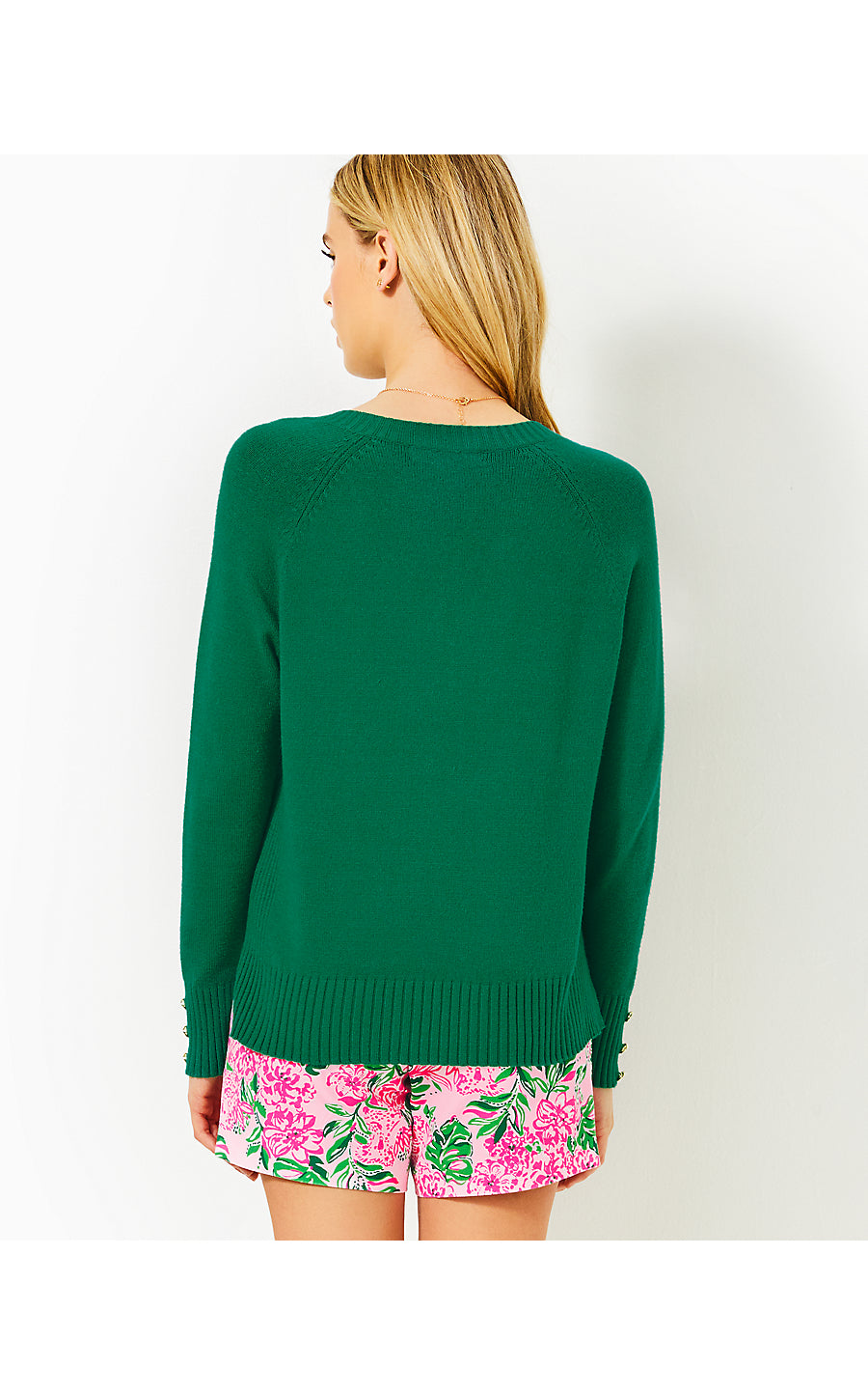 KAYCEE SWEATER, FIDDLE LEAF GREEN