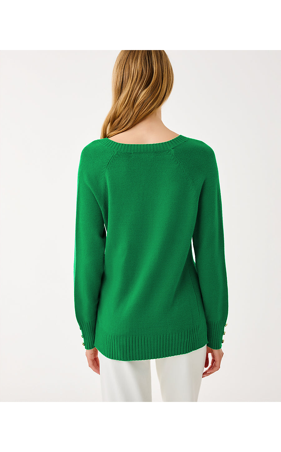 KAYCEE SWEATER, FIDDLE LEAF GREEN