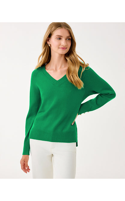 KAYCEE SWEATER, FIDDLE LEAF GREEN