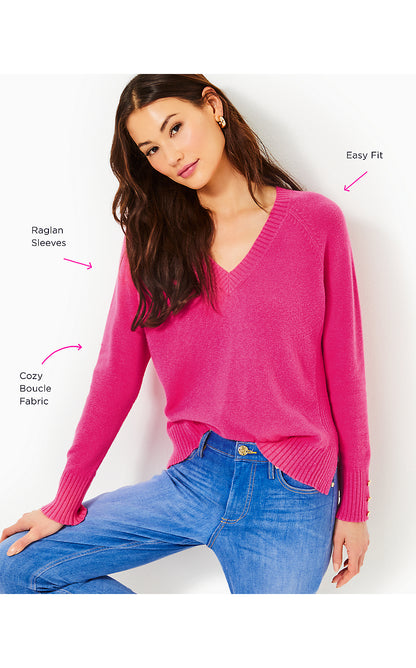 KAYCEE SWEATER, PASSION FRUIT PINK