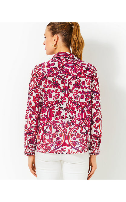 BRAY BUTTON DOWN, COCONUT SLICE OF PARADISE ENGINEERED TOP