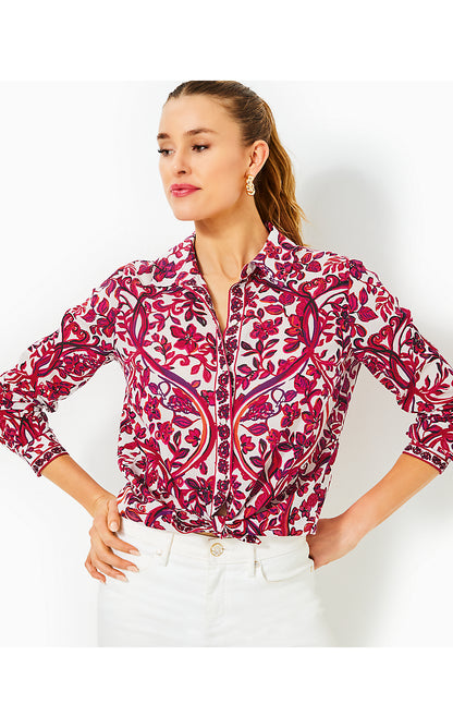 BRAY BUTTON DOWN, COCONUT SLICE OF PARADISE ENGINEERED TOP