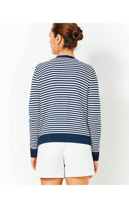 WRENLEE SWEATER SET, LOW TIDE NAVY OCEANSIDE STRIPE