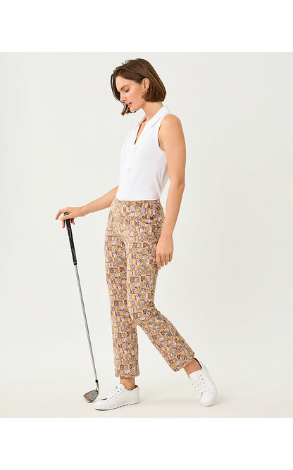CORSO KICK FLARE PANT UPF 50+, ICED LATTE LIL CHEETAH CHECKS GOLF