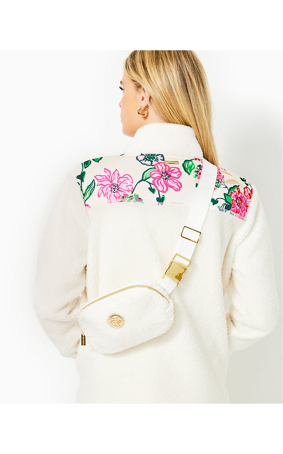 SHERPA JEANIE BELT BAG, COCONUT