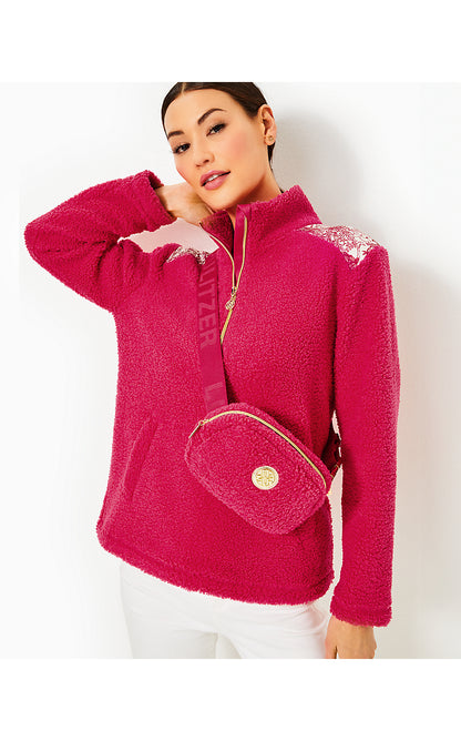 SHERPA JEANIE BELT BAG, RASPBERRY ROUGE