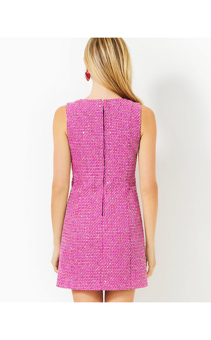 BINDY SHIFT ROMPER, ELDERFLOWER BLOSSOM BUNGALOW BOUCLE