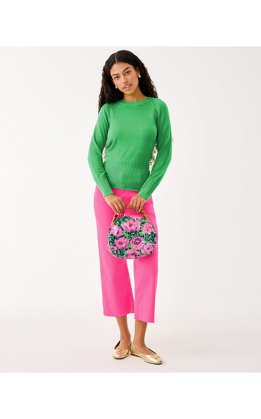SALIMA SWEATER, GREEN GROVE