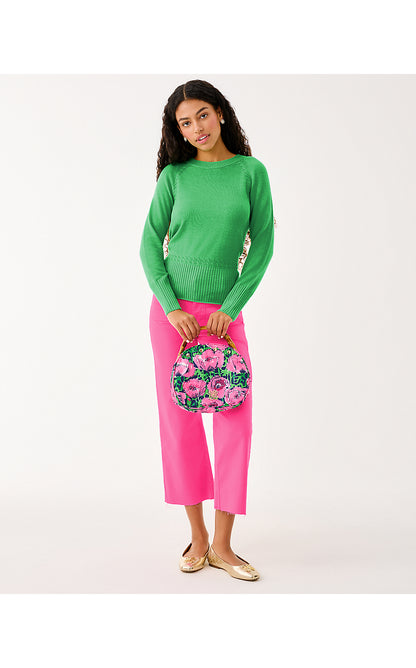 SALIMA SWEATER, GREEN GROVE