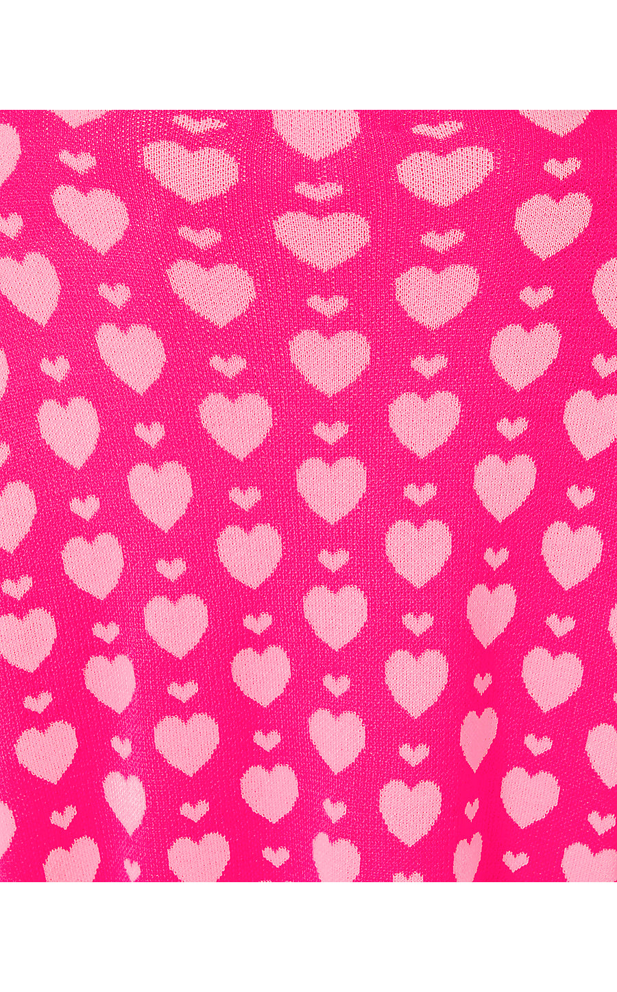 LIGGY SWEATER, PASSION FRUIT PINK VALENTINE HEART JACQUARD